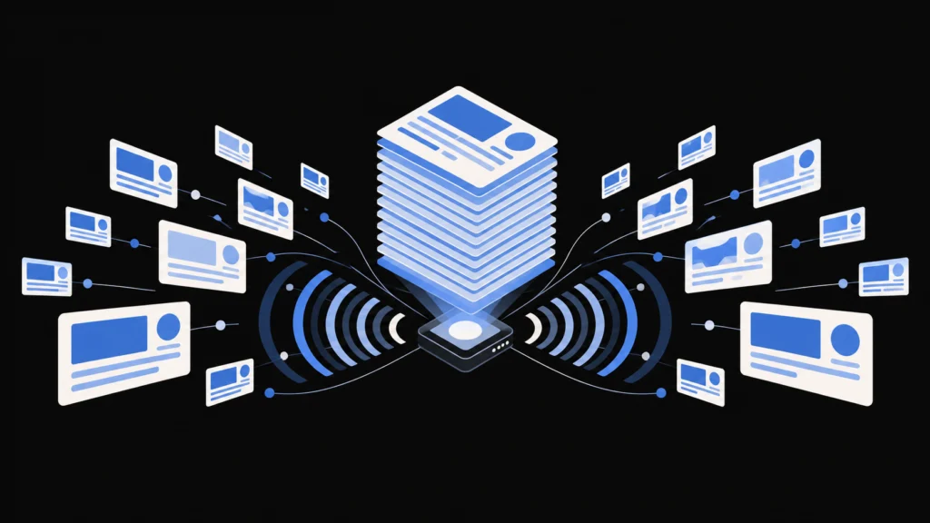 Illustration for the technology publisher content and SEO case study